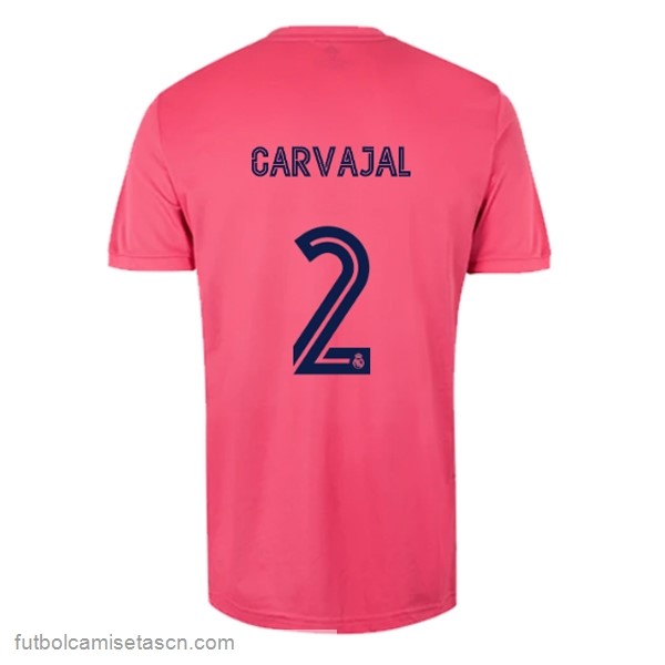 Camiseta Real Madrid 2ª NO.2 Carvajal 2020/21 Rosa